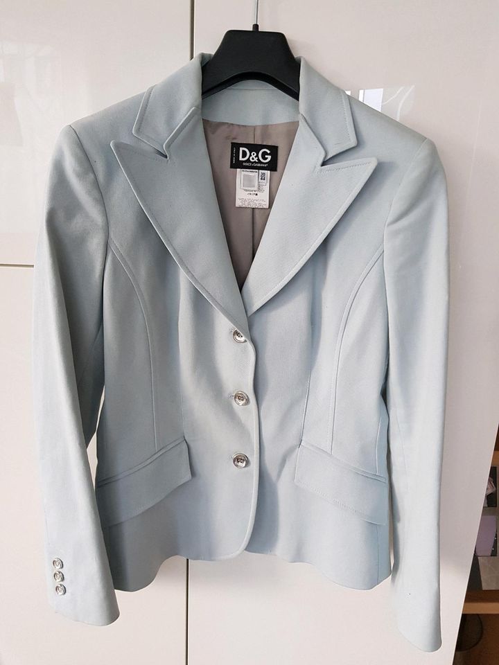 Original Dolce & Gabbana Blazer Gr. 36 (I44) D&G Jacke himmelblau in Schwerte