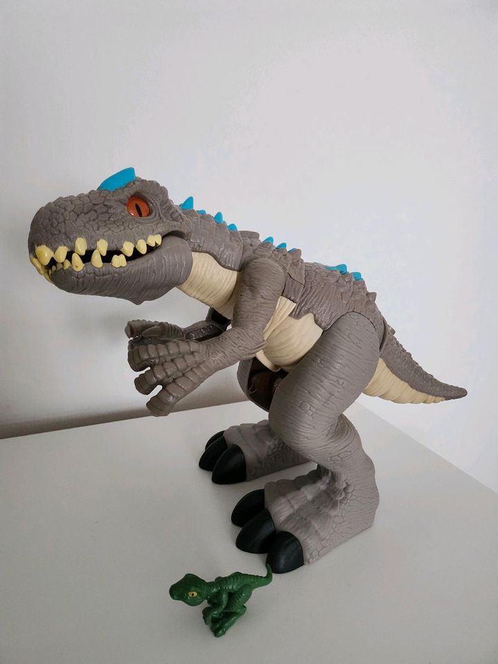 Imaginext Jurassic World - Schleuderaction Indominus Rex-Dinosaur in Walddorfhäslach