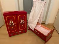 DDR Puppenschrank und Puppenwiege Sachsen - Olbernhau Vorschau