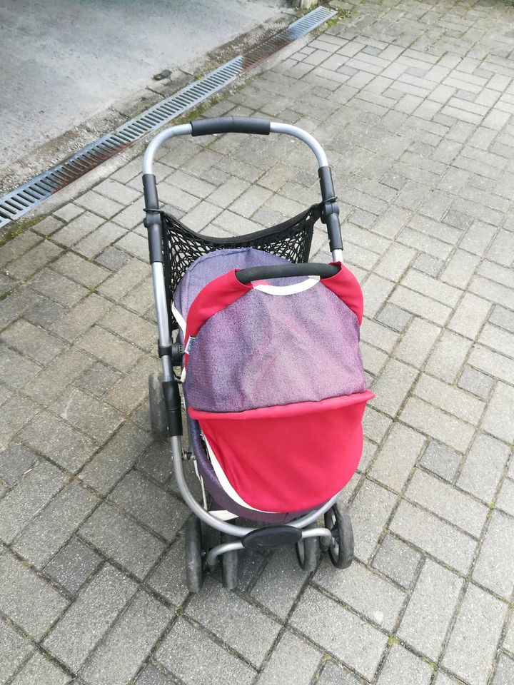 Puppen Kinderwagen/ Buggy Set in Lauter