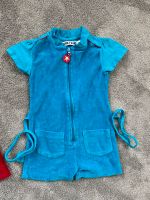 Neuwertig! Frottee Jumpsuit KikKid Kik Kid Berlin Türkis 110 116 Frankfurt am Main - Nordend Vorschau