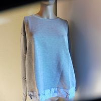 edc Sweatshirt Grau mit Bordüre unten Casual-Look NP 39,99 Bayern - Gilching Vorschau