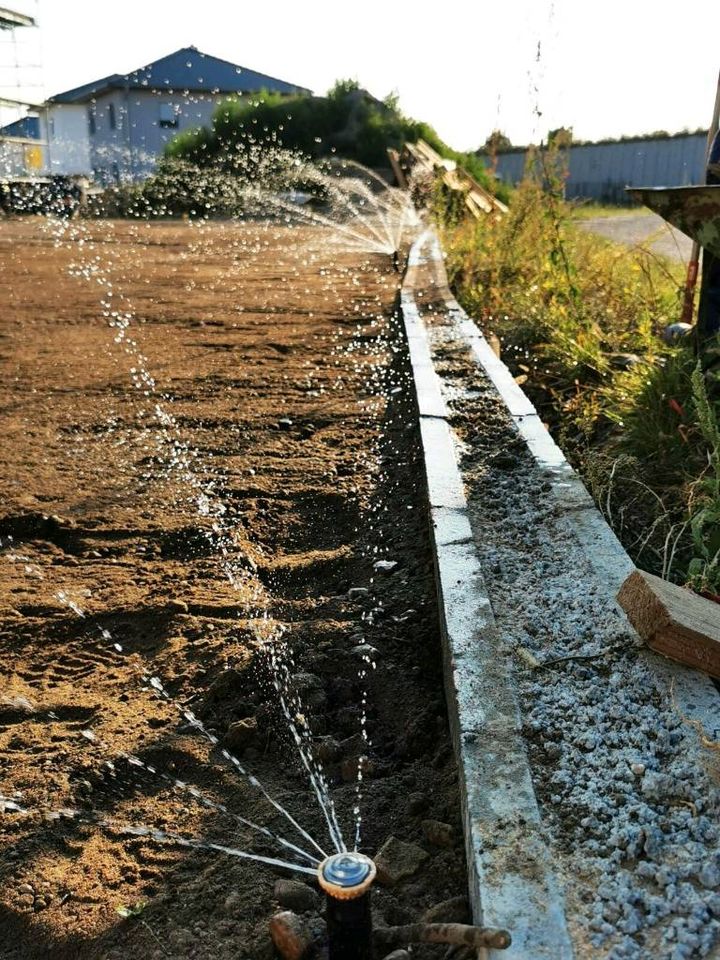 Beregnungsanlage, Bewässerungsanlage, Gartenbewässerung, Rasenbau in Ludwigsfelde
