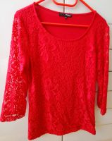 elegantes 3/4 Arm Shirt aus Blumenspitze rot Gr.38 My Own Neu Brandenburg - Beeskow Vorschau