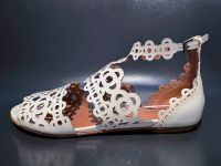 Alaia Sandalen Weiß Leder 38 Laser-Cut Sandals White Neu + Box Hamburg-Nord - Hamburg Eppendorf Vorschau