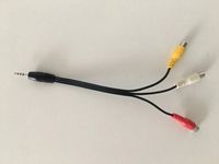 3,5mm Klinkenstecker zu 3 Cinch Buchse A /  V Adapter Video Kabel Bayern - Pocking Vorschau