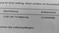 billiger!! --- #49 LGSF1-BG-TV-Halterung Bayern - Langweid am Lech Vorschau