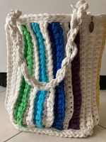 Designer Stricktasche Tasche Handtasche Regenbogen - NEU München - Moosach Vorschau