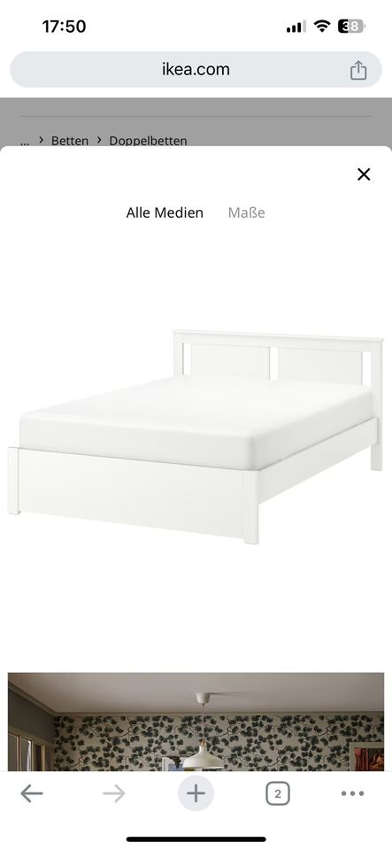 Ikea Bett Songesand 160cm x 200cm in Rheine