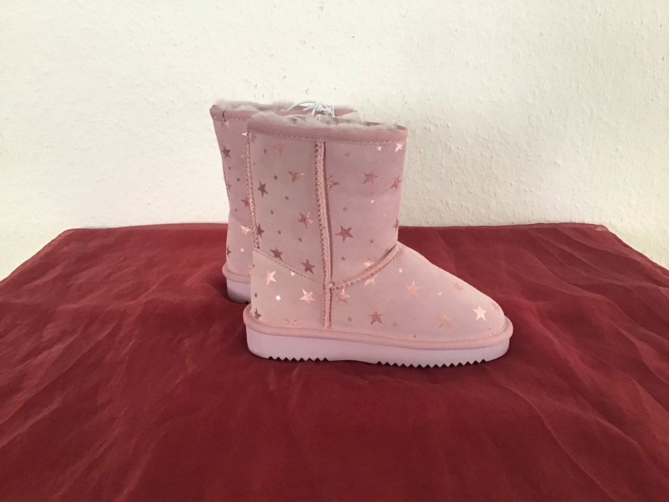 Lammfellboots, Stiefel, Rosa, Walkx, Gr.35, top in Kiel