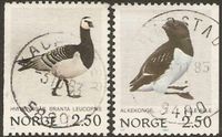 Norwegen 883-884 ° Tiere Vögel - Weißwangengans Krabbentaucher Nordrhein-Westfalen - Kamen Vorschau
