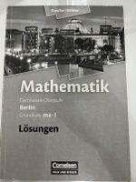 Mathematik Gymnasiale Oberstufe Grundkurs ma-1 LÖSUNGEN Berlin - Schöneberg Vorschau