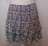 Gr.38 S/M Rock viskose Blumen weiß Rosa emo boho Kleid bunt Bayern - Treuchtlingen Vorschau