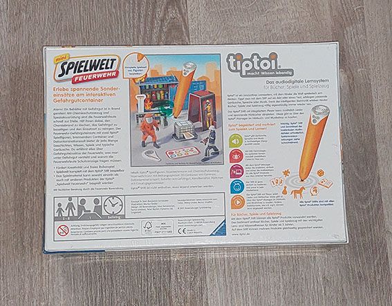 Org Ravensburger tiptoi mini Spielwelt Feuerwehr Gefahrguteinsatz in Roßdorf