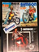 Simson Nos Werksneue DDR Poster S50 + SR 50 Unverbaut Thüringen - Rodeberg Vorschau