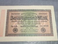 Reichsbanknote 20000 markt von 1923 nur noch  5 auflager Nordrhein-Westfalen - Krefeld Vorschau