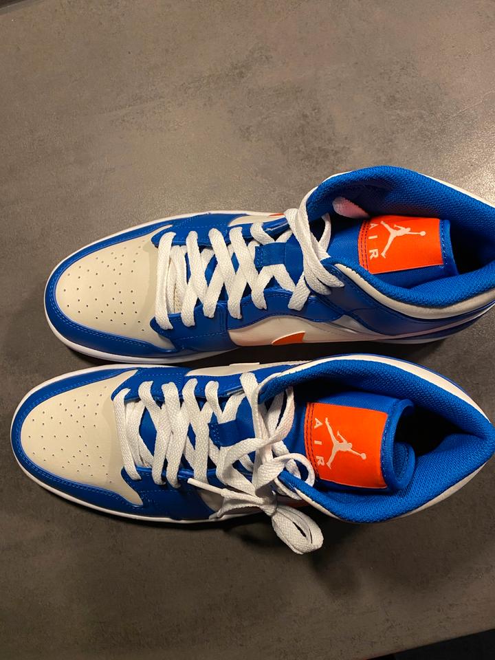 Jordan 1 mittelhoch Knicks 46 80€ in Hannover