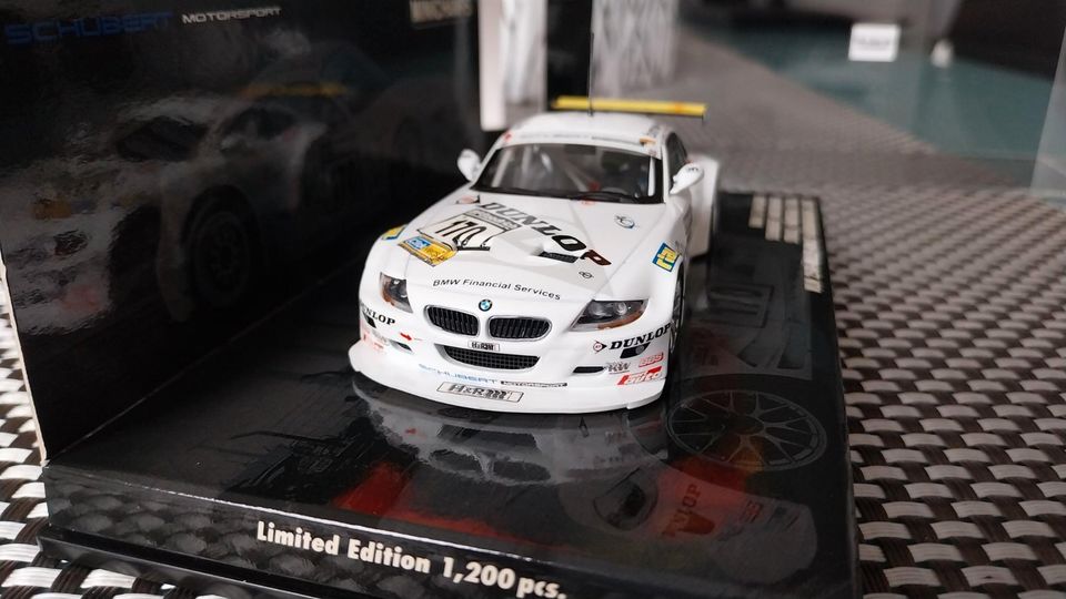 BMW Z4 M-Coupe Schubert Motorsport VLN 2007 1:43 Minichamps OVP in Walluf