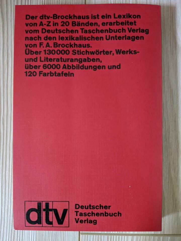 DTV Brockhaus Lexikon Taschenbuch 20 Bände Bücher Buch in Lüneburg