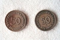 Für Sammler! Münzen 50 Pfennig 1949 J und 1949 D München - Maxvorstadt Vorschau