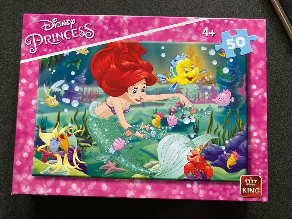 Disney Princess Puzzle Arielle Die Meerjungfrau 50 Teile Kinder in Offenbach