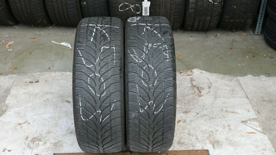 2 Winterreifen 205 60 16 92 H Bridgestone Gebraucht K 503 in Walluf