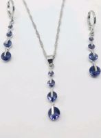 Schmuck Set 925 silber dark Amethyst Kette Ohrringe Anhänger neu Wandsbek - Hamburg Sasel Vorschau