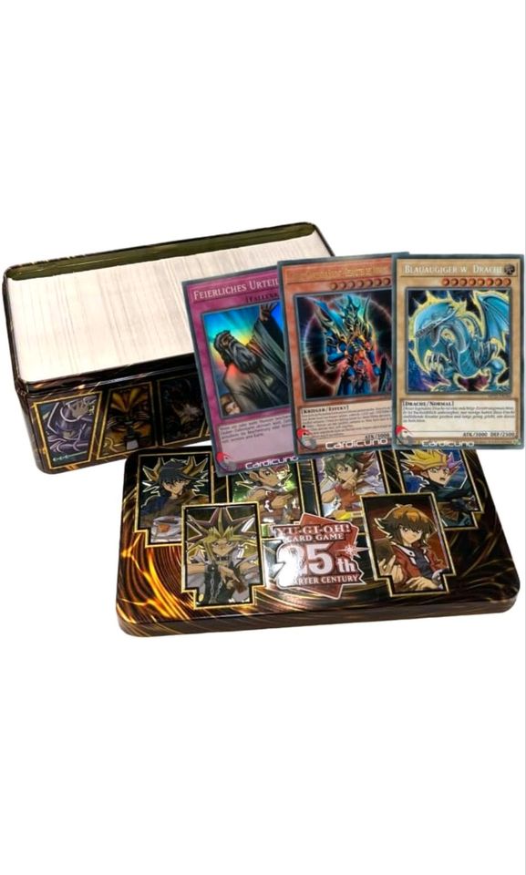 Yu-Gi-Oh Tin Box mit 500 Karten. Rare bis UR in Stockstadt a. Main