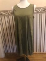 bonprix Sommerkleid Gr. 42, 100% Baumwolle, in Khaki, top Zustand Nordrhein-Westfalen - Schwelm Vorschau