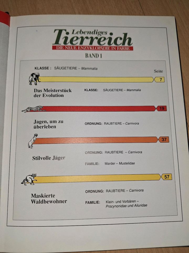 Lebendiges Tierreich Enzyklopädie tierbücher sammelwerk Tier Buch in Lahr (Schwarzwald)