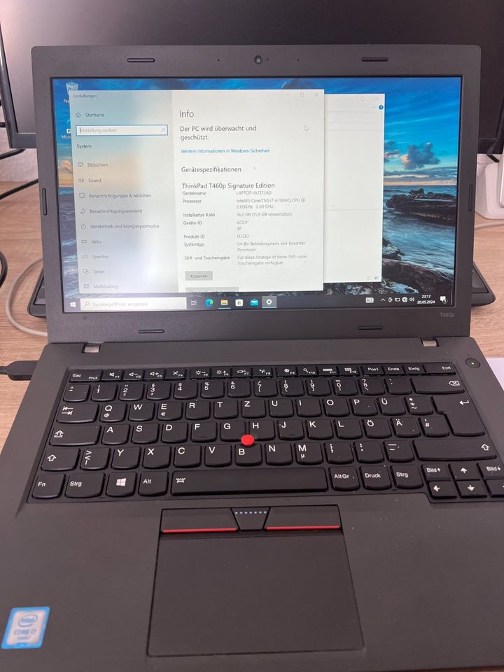 Laptop/Notebook Lenovo ThinkPad T460p 14" i7 16GB 512SSD in Bous