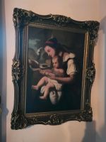 Gemälde "Mutter und Kind füttern eine Taube" Friedrich Küpper Wuppertal - Ronsdorf Vorschau
