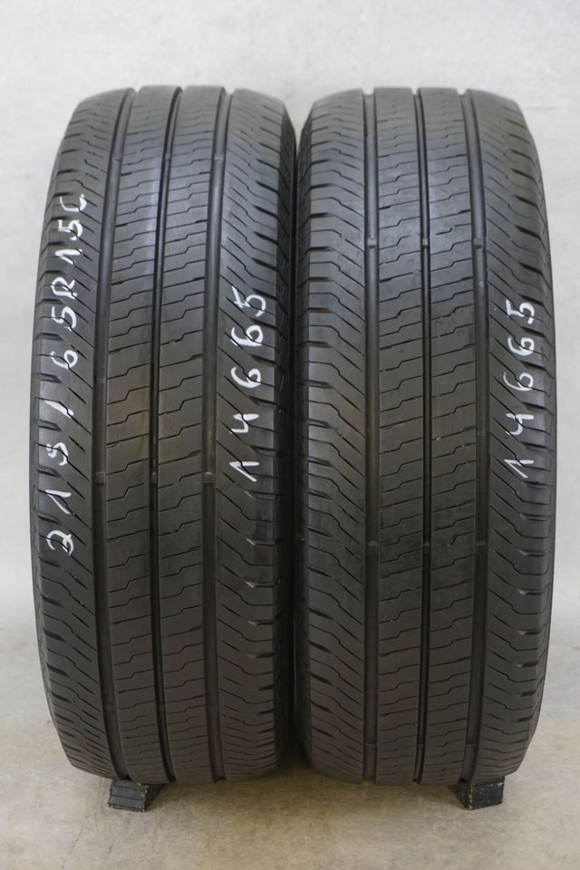 2 Sommerreifen 215 / 65 R 15 104 / 102 T Continental Contact 8mm in Hattenhofen