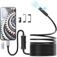 NEU HD Endoskopkamera mit Licht-Wasserdicht,iPhone/Android,usw. Bayern - Obertaufkirchen Vorschau