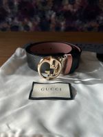 Original Gucci Wende-Gürtel schwarz/rosa Neu Hessen - Selters Vorschau