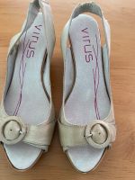 Virus Peep-Toe Pumps Echtleder Gr.37 Baden-Württemberg - Böblingen Vorschau