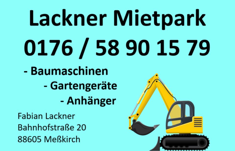 ✅MIETEN Anhänger 3,5t Kipper E-Pumpe Tandem Mietpark Meßkirch✅ in Meßkirch