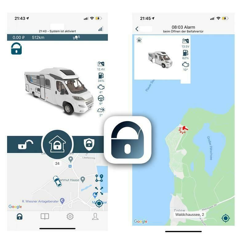Pandora Camper-Pro V2, Wohnmobil Alarmanlage, inkl. Einbauservi. in  Thüringen - Stotternheim