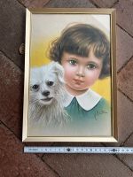 A. Kollin Bild Mädchen mit Hund 30 x 20 cm Ludwigslust - Landkreis - Ludwigslust Vorschau