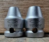 FISCHER - Reduzierstück 1/2" zu 5/16" + 1/4" Bitaufnahme Adapter Brandenburg - Petkus Vorschau