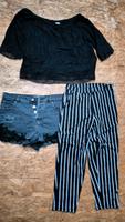3 tlg teiliges Paket Set Jeans, Short & Shirt Gr. 38-42 Hessen - Allendorf Vorschau