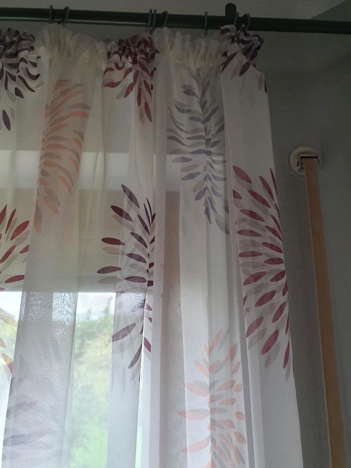 2 Vorhänge 145x135 cm für 1 Fenster NEU OVP in Kulmbach