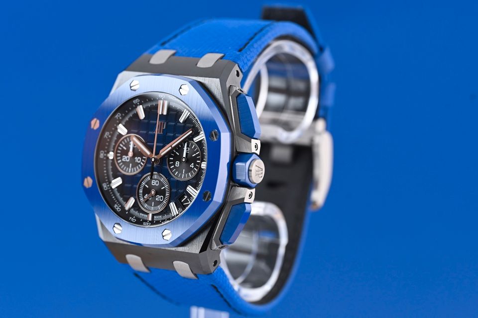 Audemars Piguet Royal Oak Offshore Chronograph Blue Ceramic - Ful in Stuttgart