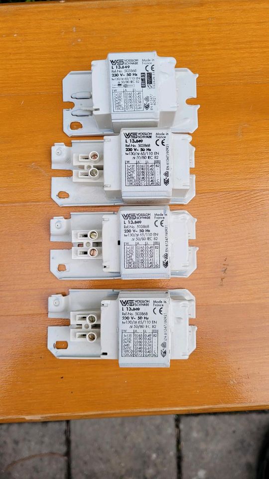 4x Vorschaltgerät L13.849 220V 50Hz TC-D/T in Illertissen