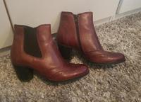 Stiefeletten Leder Gr.37 braun Brandenburg - Breydin Vorschau