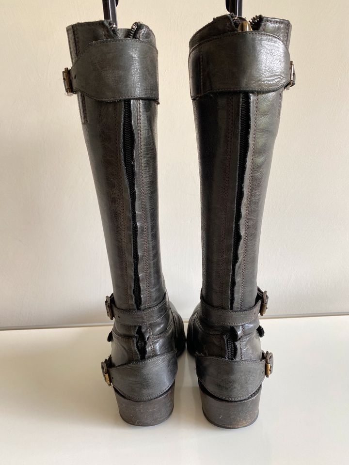 Belstaff Stiefel Trialmaster Lederstiefel Boots Biker Motorrad Ra in Pulheim