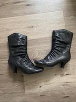 Tamaris Schuhe Stiefel Stiefeletten 36 schwarz leder Bremen - Gröpelingen Vorschau
