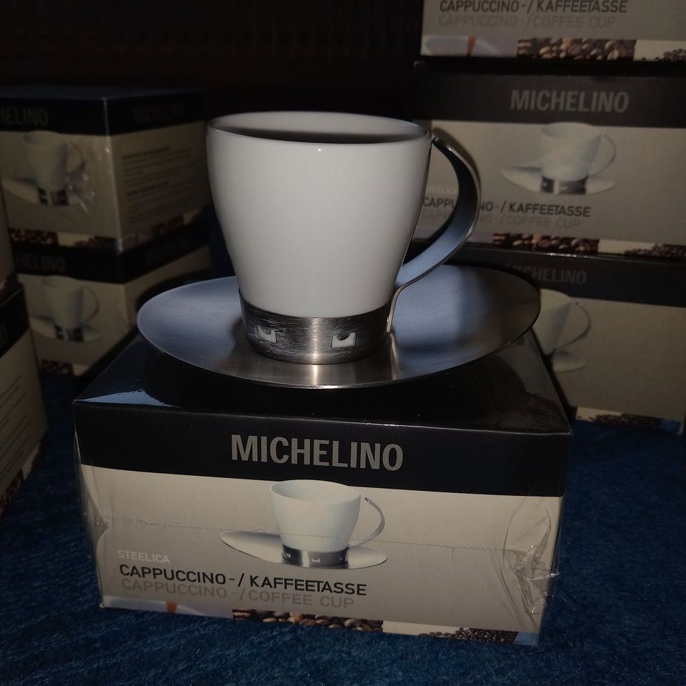 Michelino // 4 Espresso-/4 Kaffeetassen/Milchkännchen/Zuckerdose in Trier