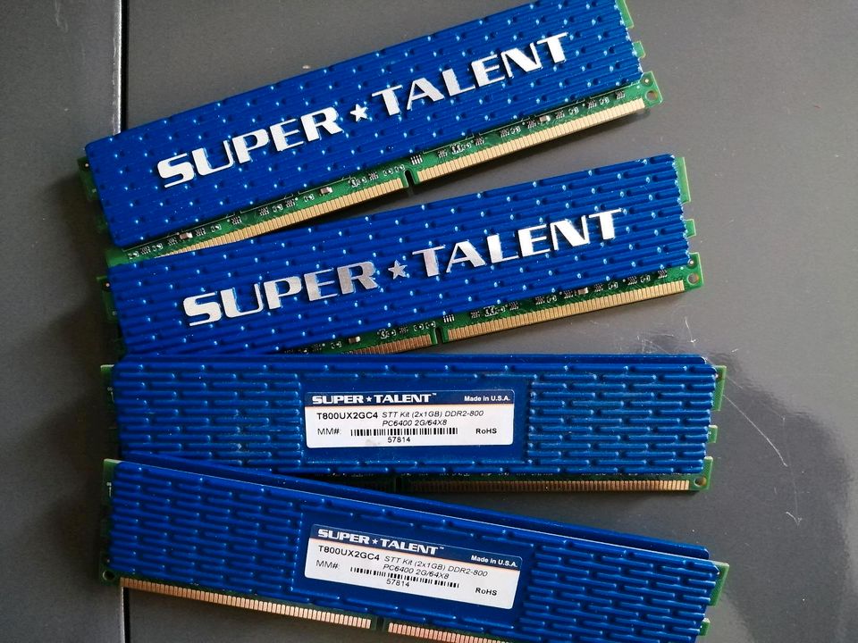 Super Talent DDR2-800 RAM 4GB in Verden