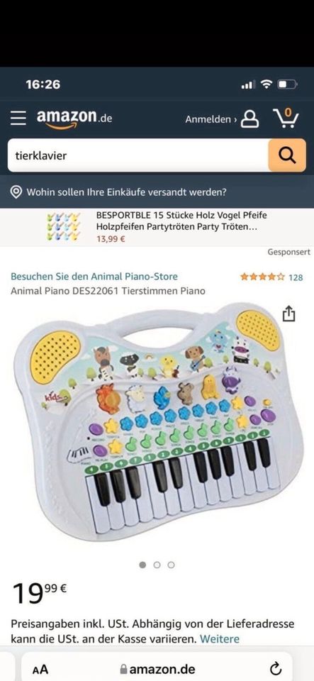 Kinderpiano, Animal Piano, Tierstimmen Piano in Köln - Nippes | Weitere  Spielzeug günstig kaufen, gebraucht oder neu | eBay Kleinanzeigen ist jetzt  Kleinanzeigen